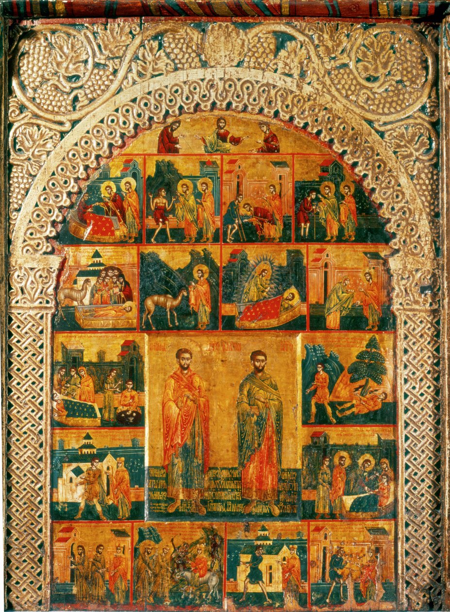 Saints Cosmas et Damien, par le Maître Radoul ... - Radoul Master