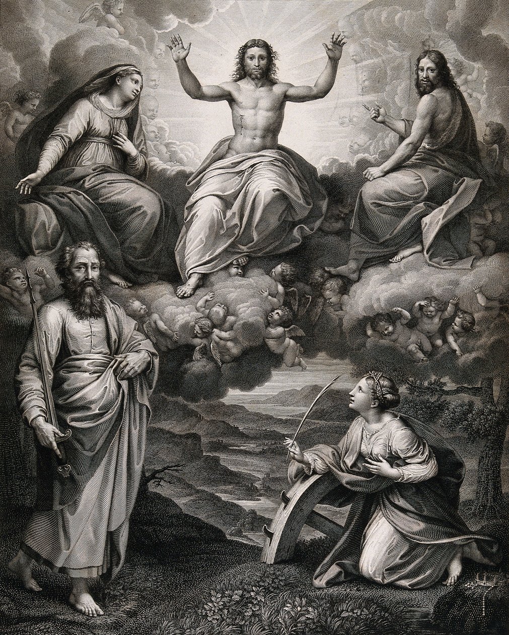 Christ avec Saint Paul l