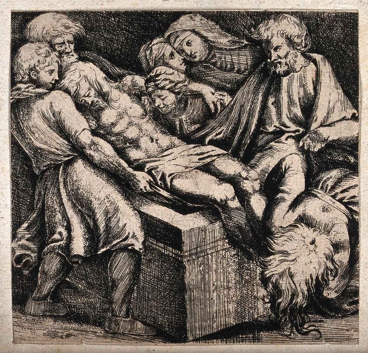 Le corps du Christ est porté à son tombeau - Raffaello Sanzio Raphael