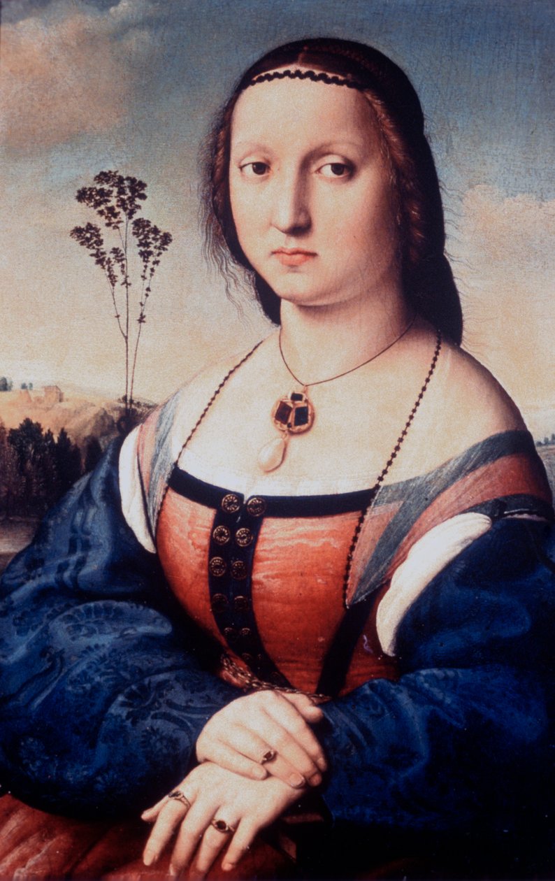 Portrait de Maddalena Doni, 1506 - Raffaello Sanzio Raphael