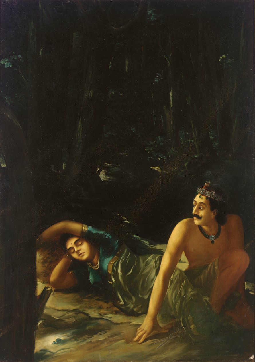Nala et Damayanti - Raja Ravi Varma