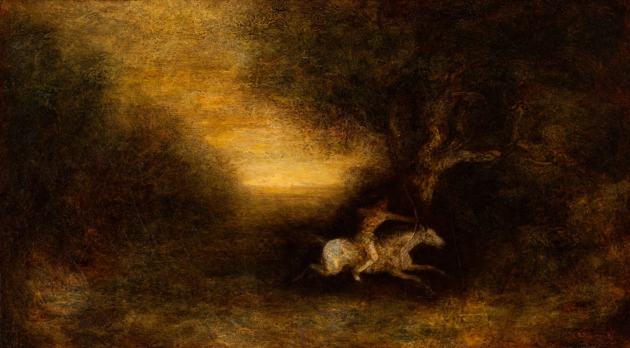 La poursuite - Ralph Albert Blakelock
