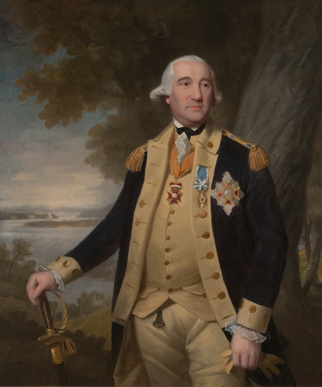 Major Général Friedrich Wilhelm Augustus, Baron von Steuben (1730-1794) - Ralph Earl