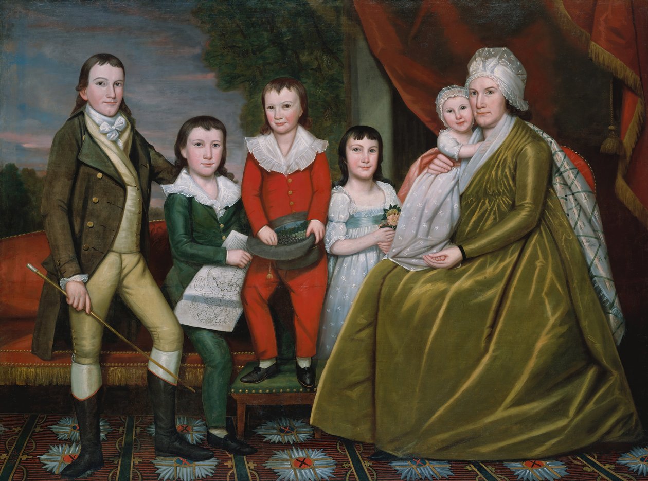 Mme Noah Smith et ses enfants - Ralph Earl