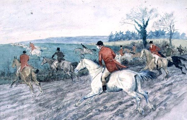 Chasse au renard : Plein cri - Randolph Caldecott