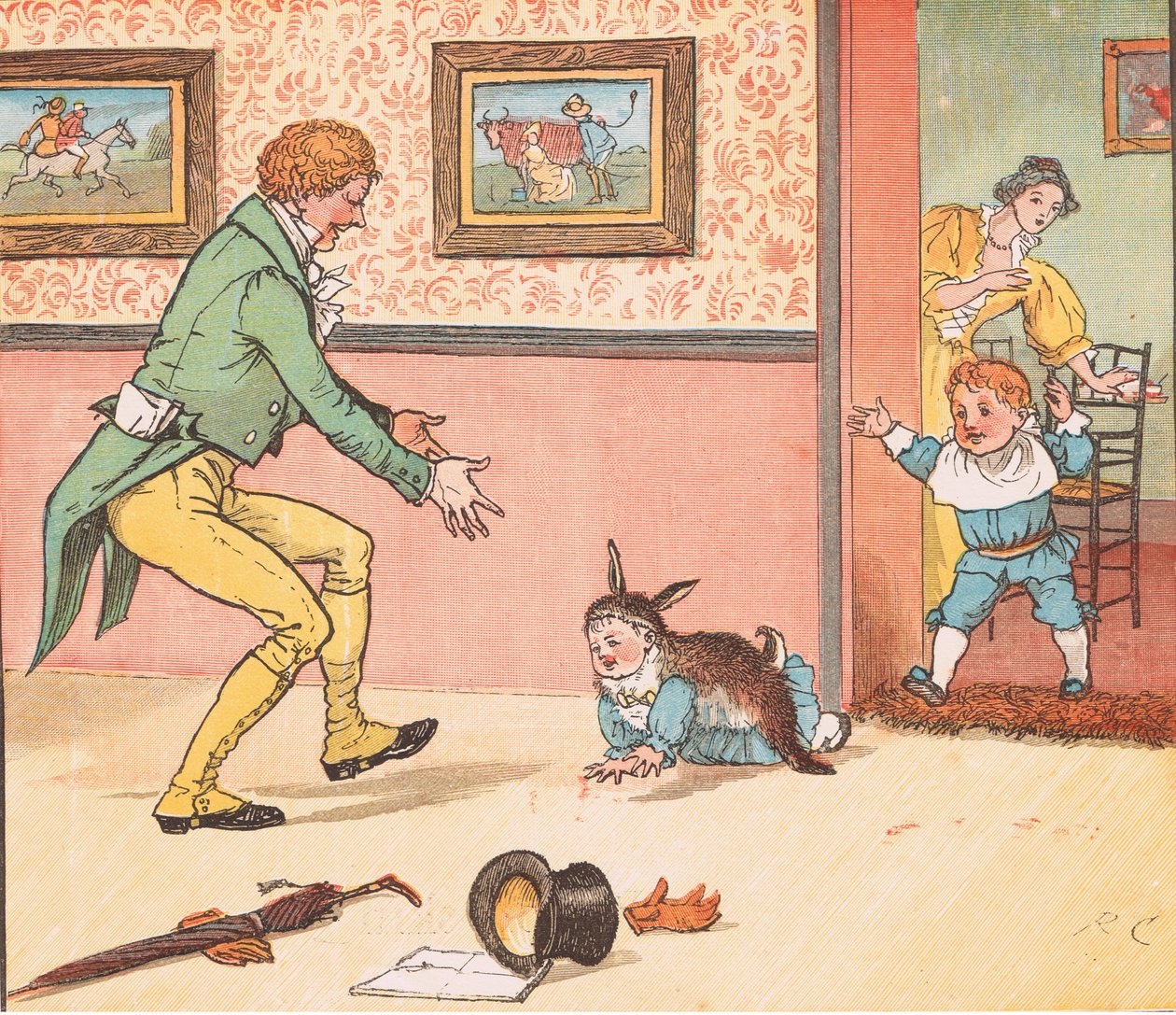 Parti chercher une peau de lapin - Randolph Caldecott