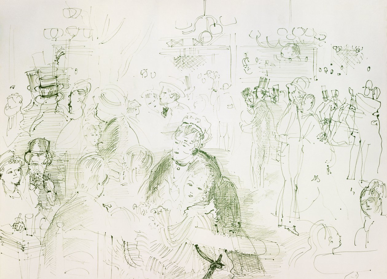 Ball at the Moulin de la Galette; Bal au Moulin de la Galette - Raoul Dufy