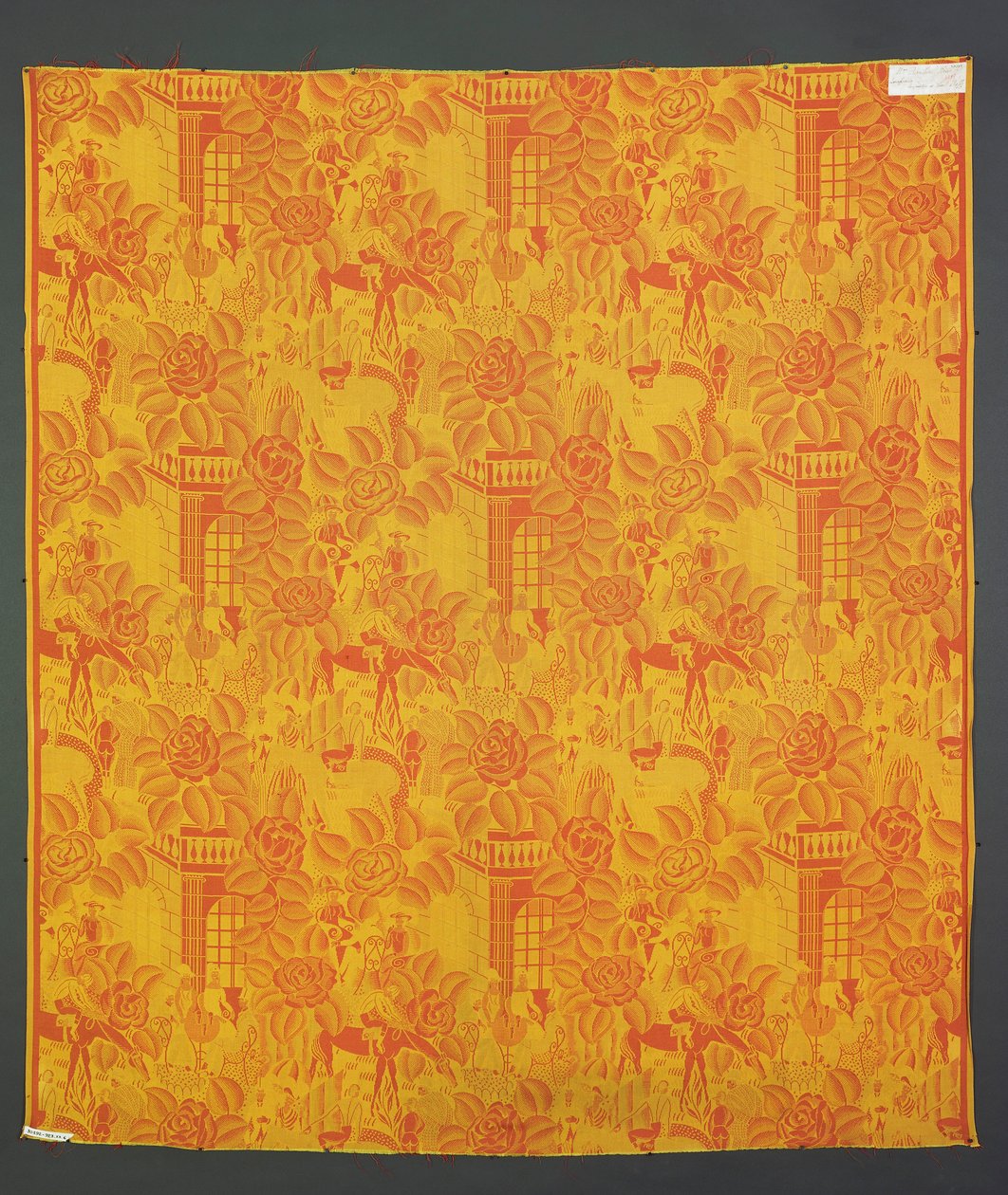 Tissu avec motif de style Art nouveau (textile) - Raoul Dufy