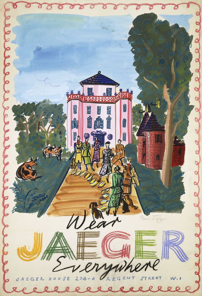 Chasse ; La Chasse, vers 1936 (gouache sur papier) - Raoul Dufy
