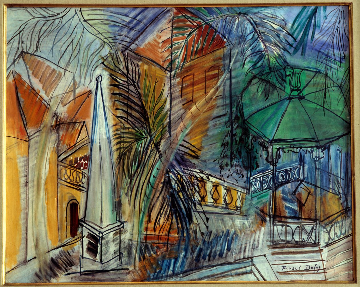 Jardin public a Hyeres - Raoul Dufy