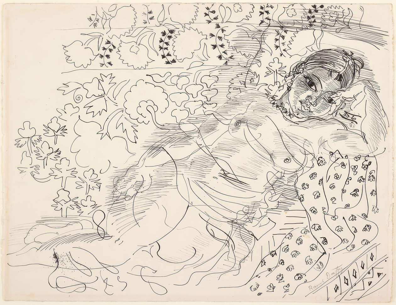 Modèle persan - Raoul Dufy