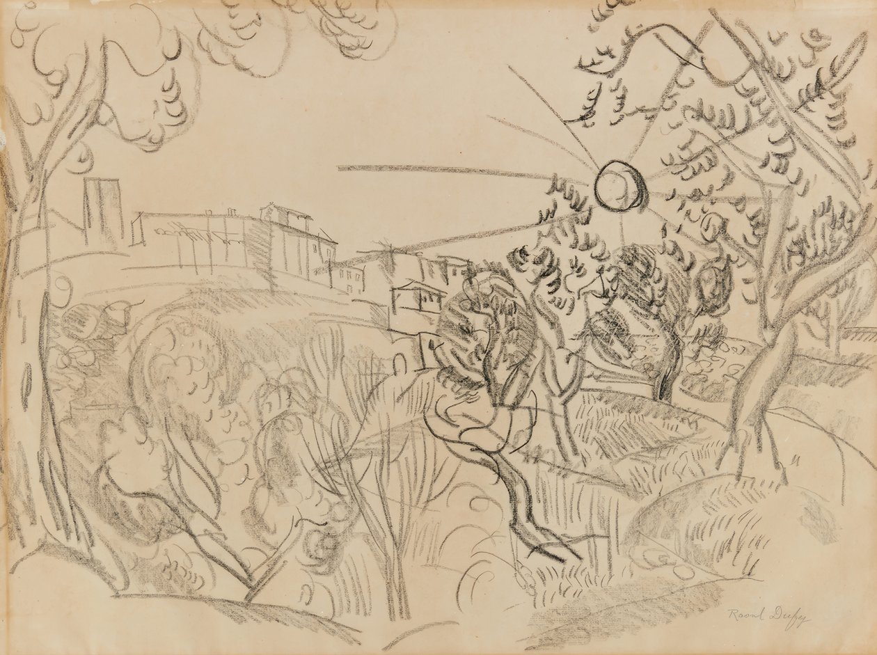 Les oliviers en Provence - Raoul Dufy