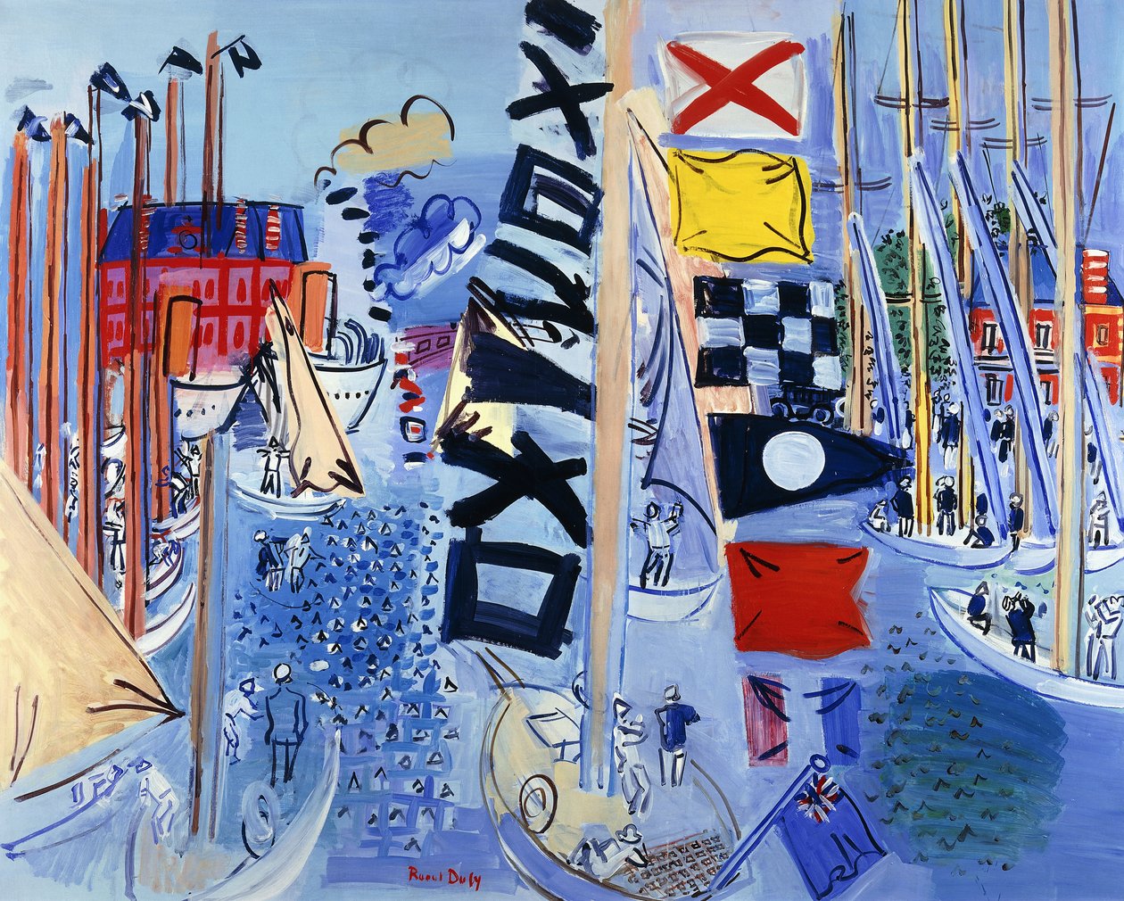 The Basin ; Le Bassin - Raoul Dufy