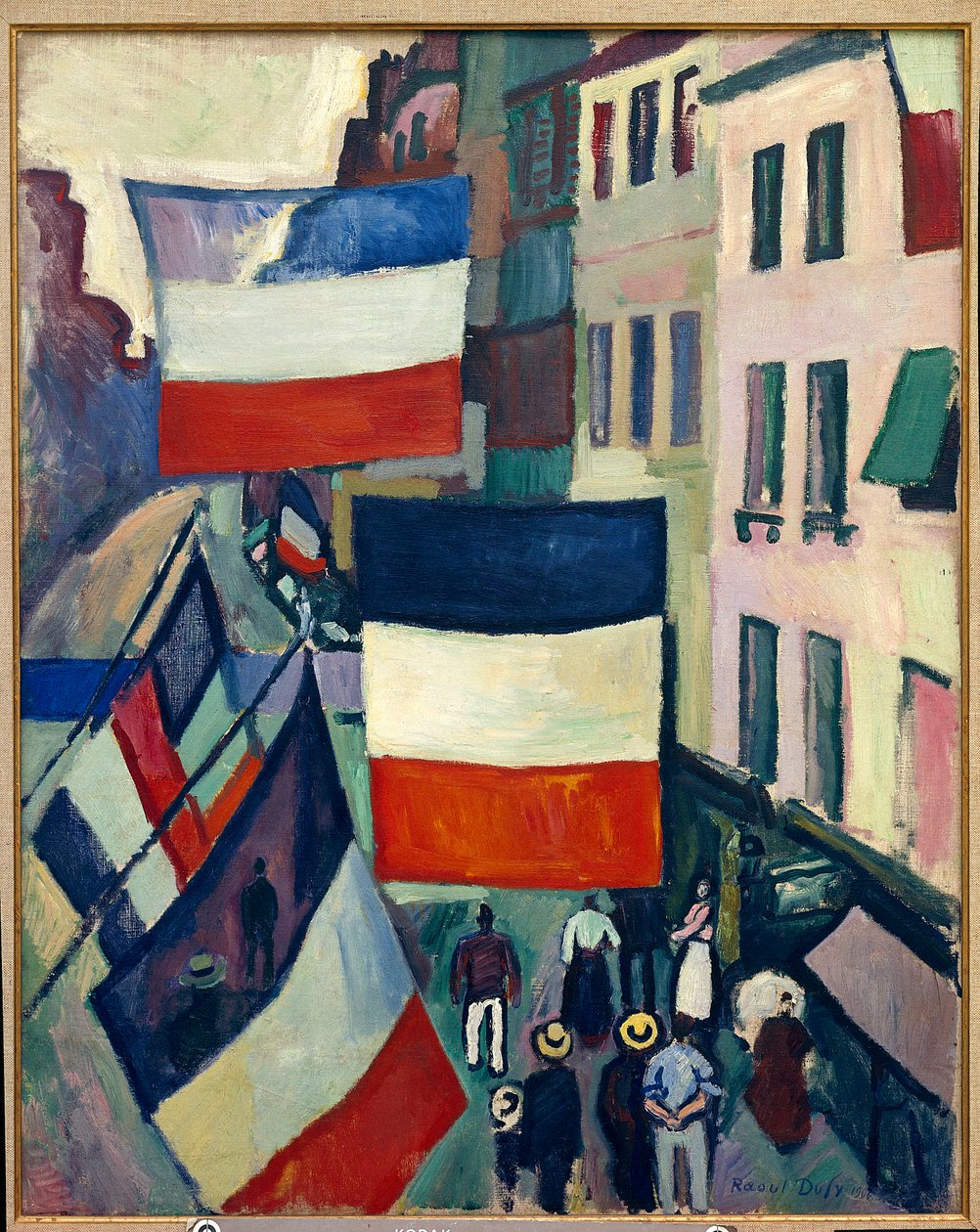 La rue Bulwark le 14 juillet - Raoul Dufy