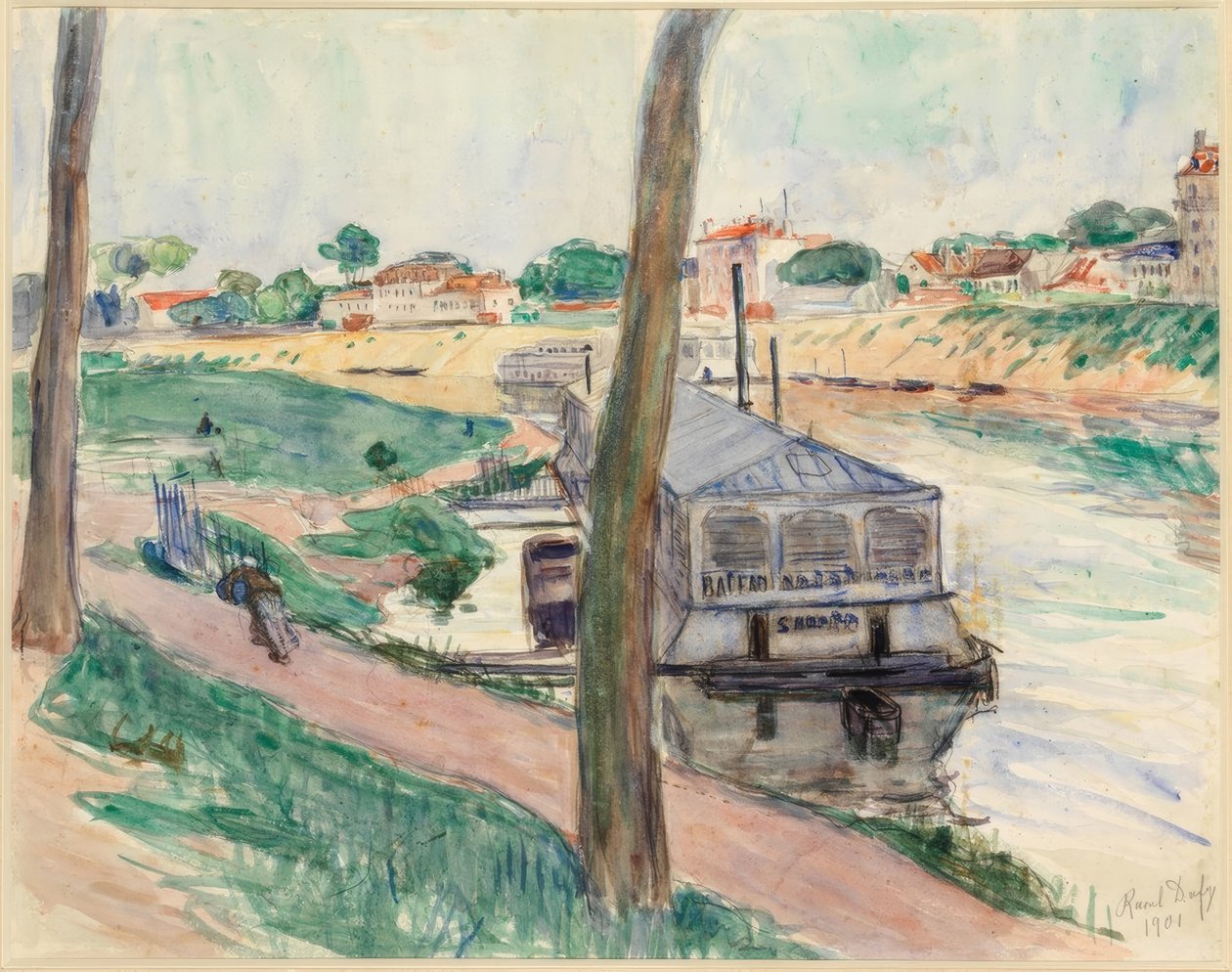 La péniche - Raoul Dufy