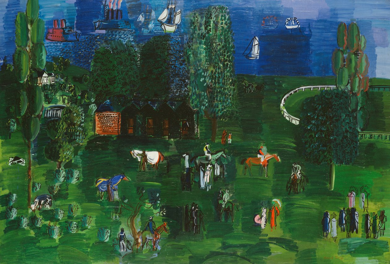 Le Paddock ; Le Paddock - Raoul Dufy