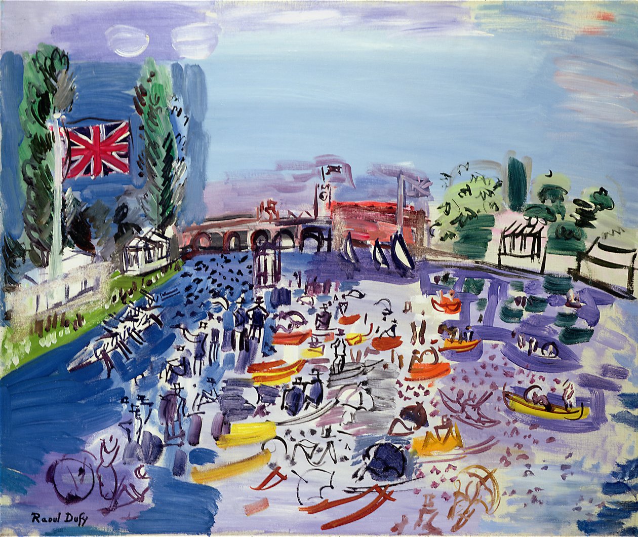 La régate à Henley, vers 1930 - Raoul Dufy