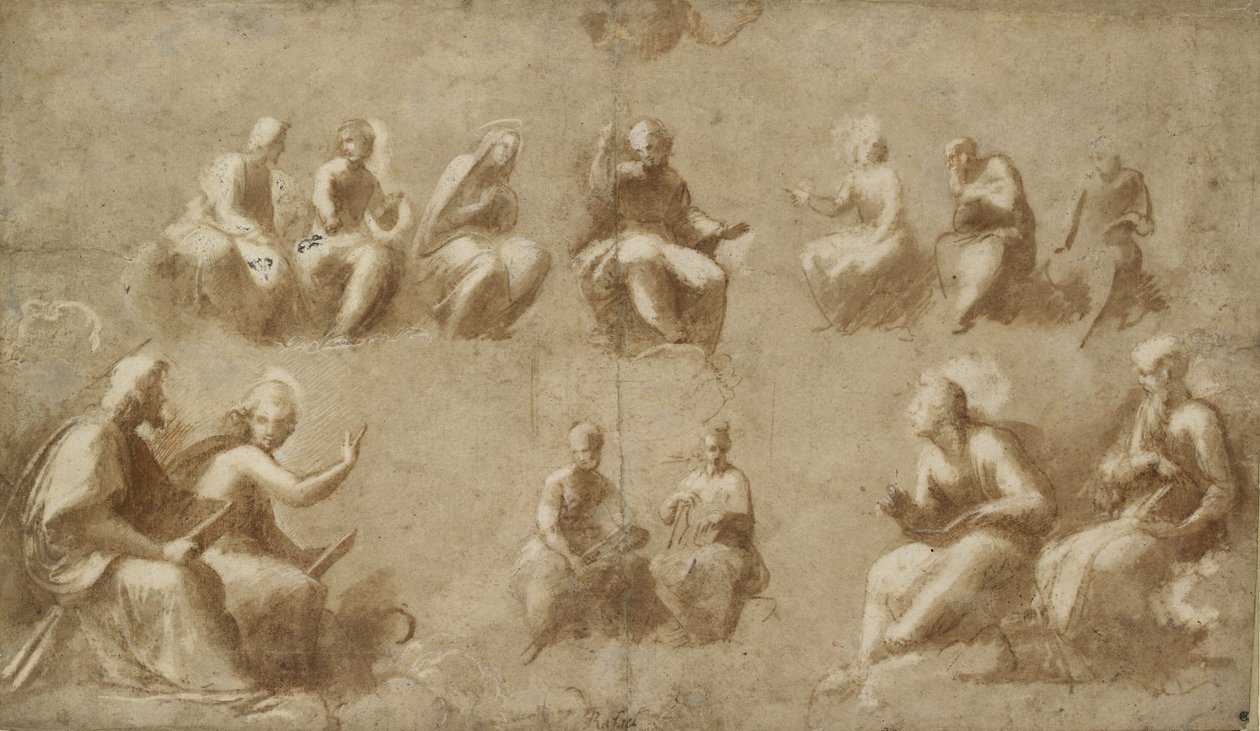 Le Christ et les saints en gloire - Raffaello Sanzio Raphael