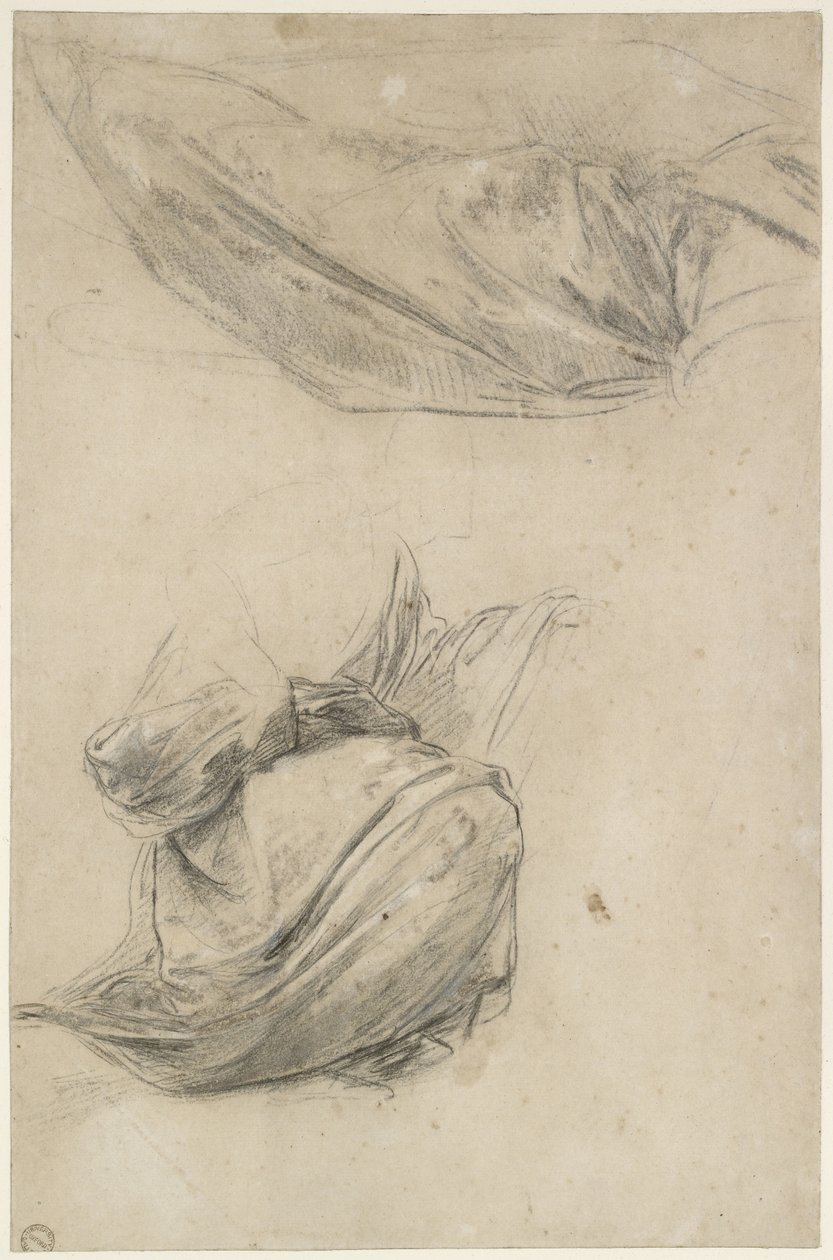 Deux études de draperie, WA1846.184 - Raffaello Sanzio Raphael