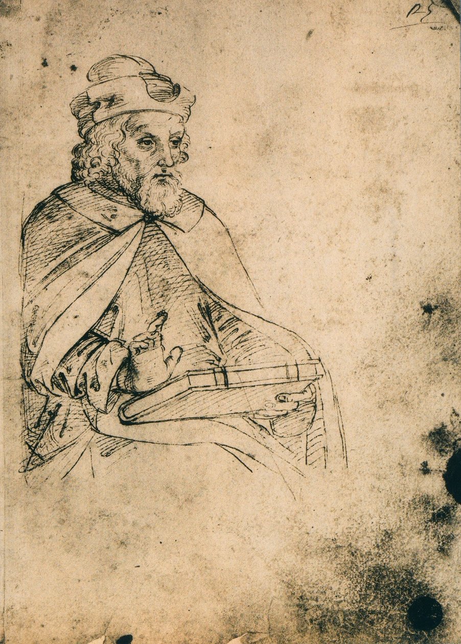 Figure féminine avec un livre - Raffaello Sanzio Raphael
