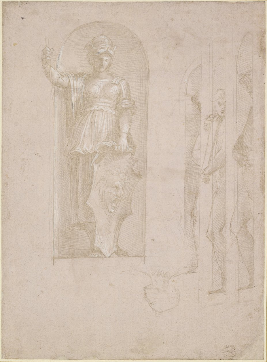 Études pour une figure de Minerve et d