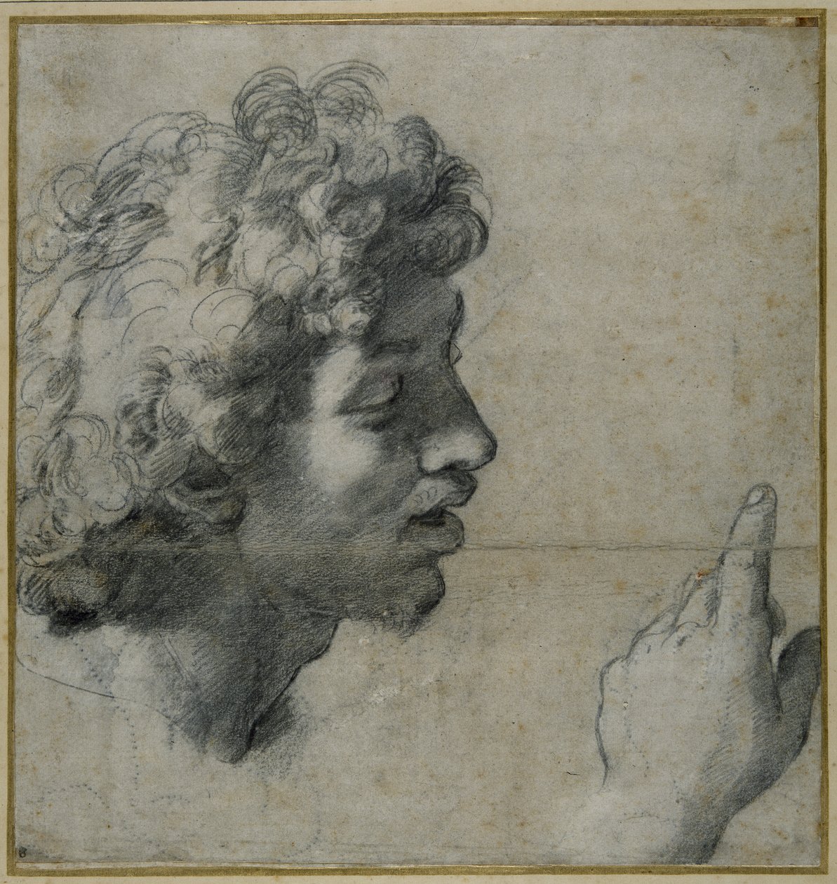 Étude de tête et de main - Raphael