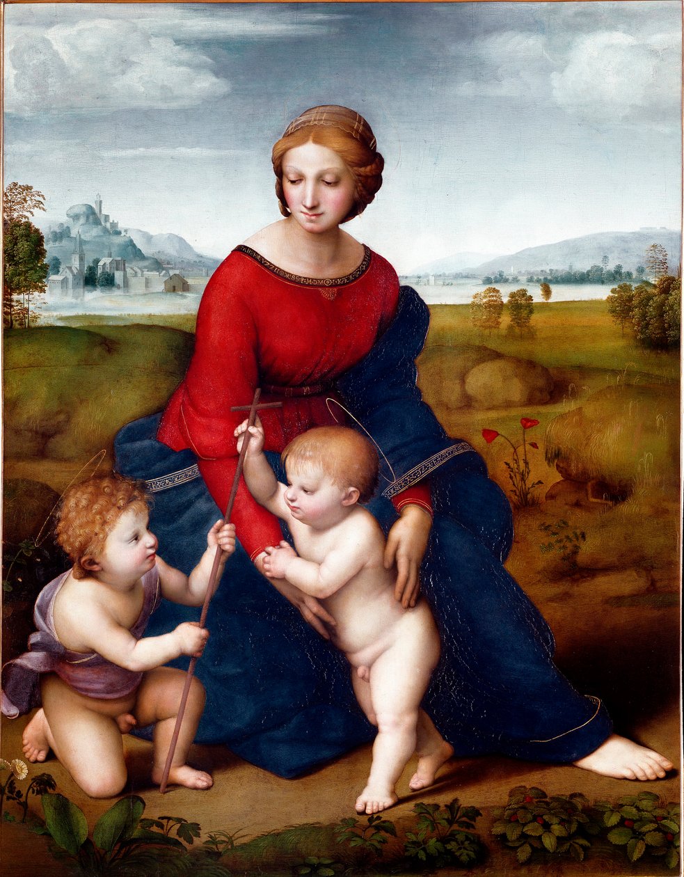 La Vierge dans la Prairie ou Madone du Belvédère - Raphael