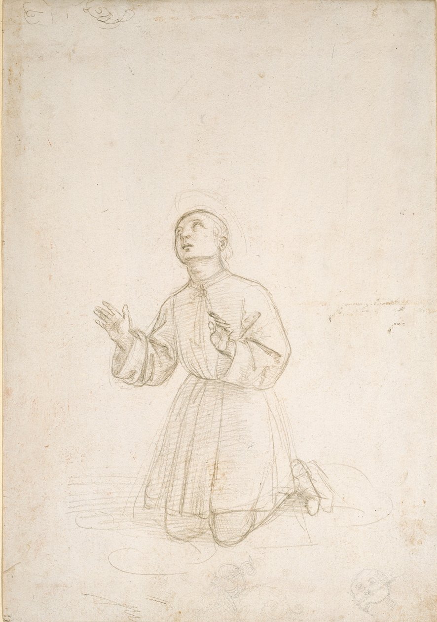 Figure agenouillée d