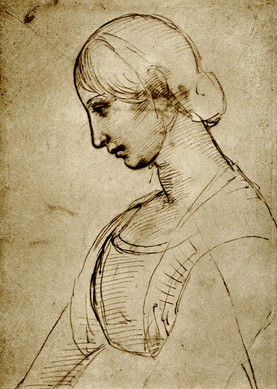 Étude sur une Madone - Raffaello Sanzio Raphael