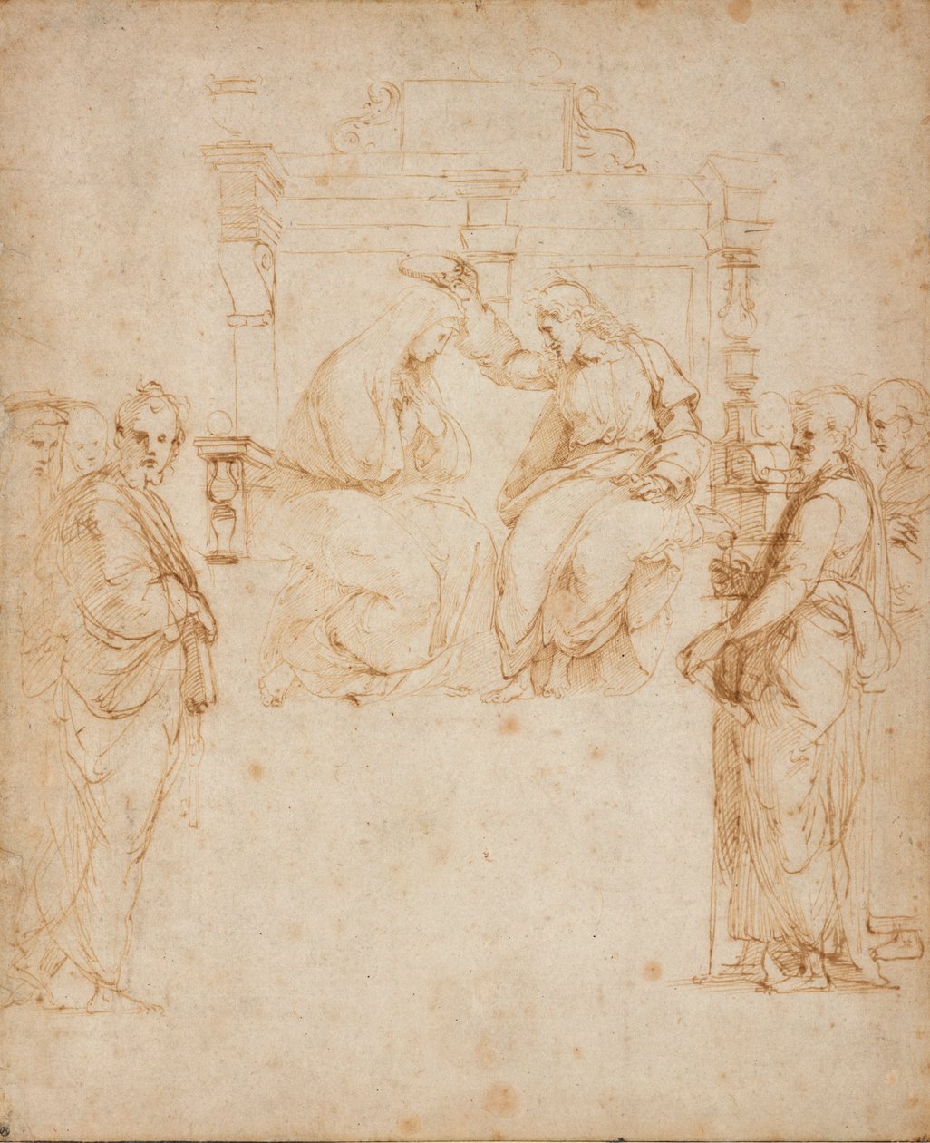 Le Couronnement de la Vierge, début du 16ème siècle - Raphael