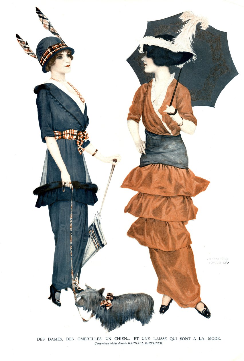 Illustration de La Vie Parisienne - Raphael Kirchner