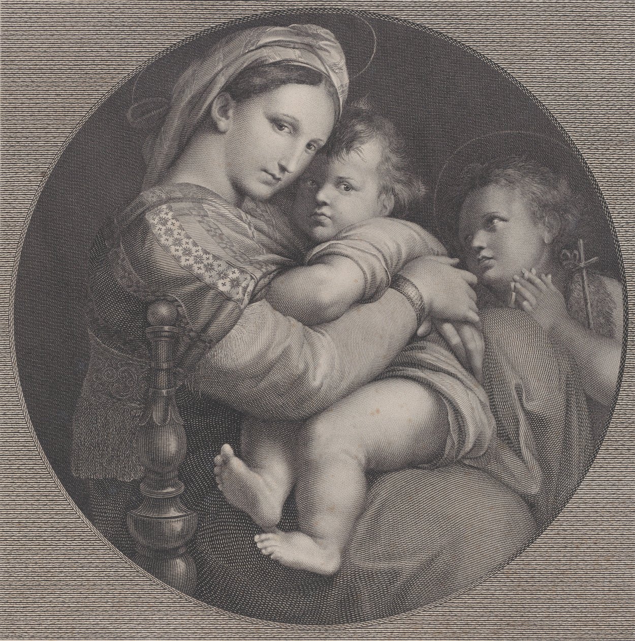 Madone de la chaise Madonna della Seggiola, 1793 - Raphael Morghen