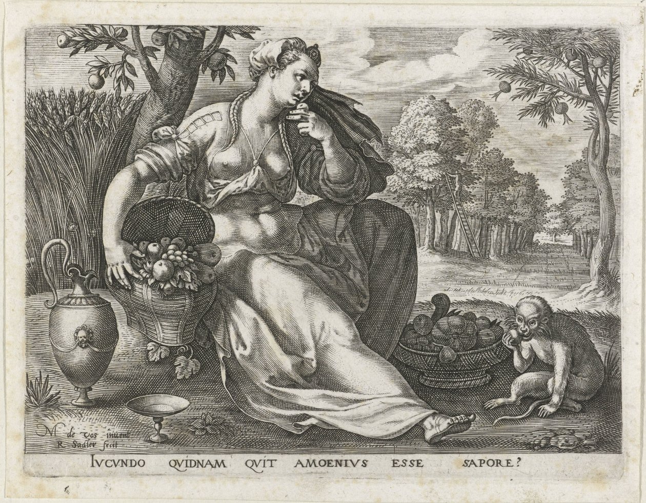 Goût - Raphaël Sadeler (I)