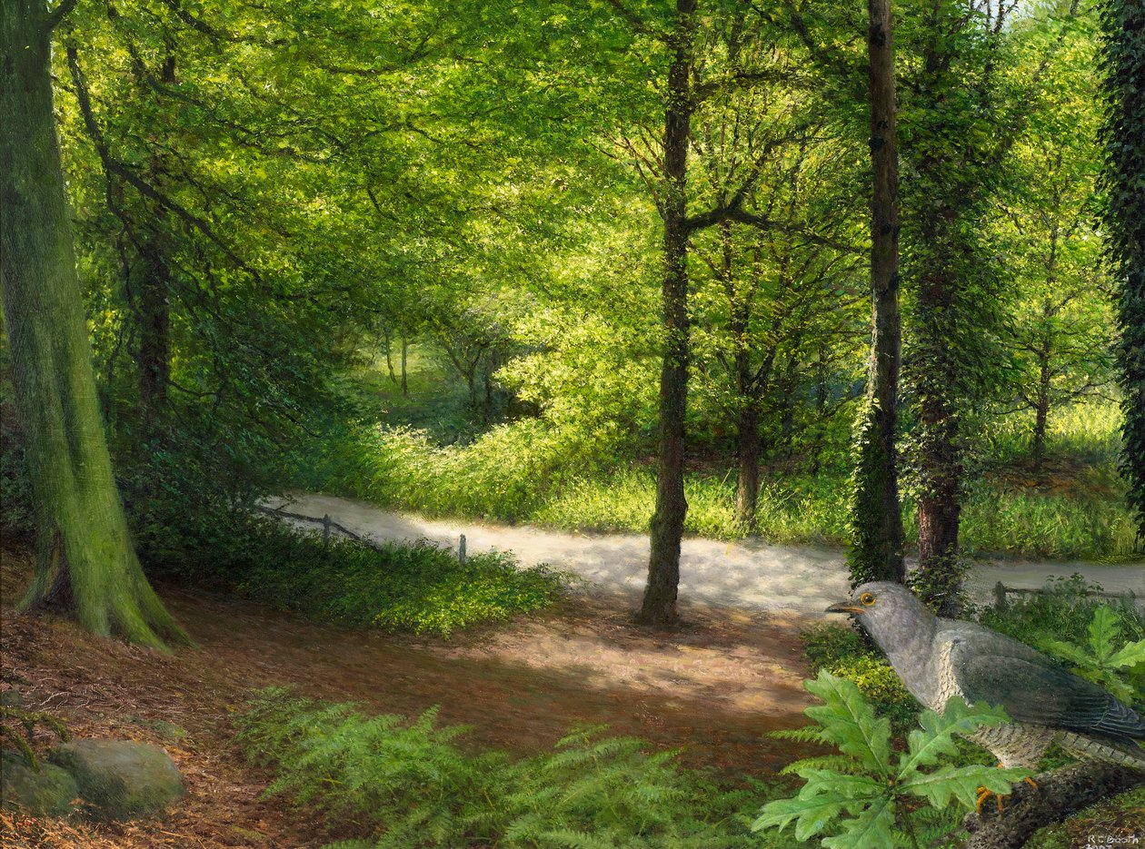 Bois avec colombes - Raymond Booth