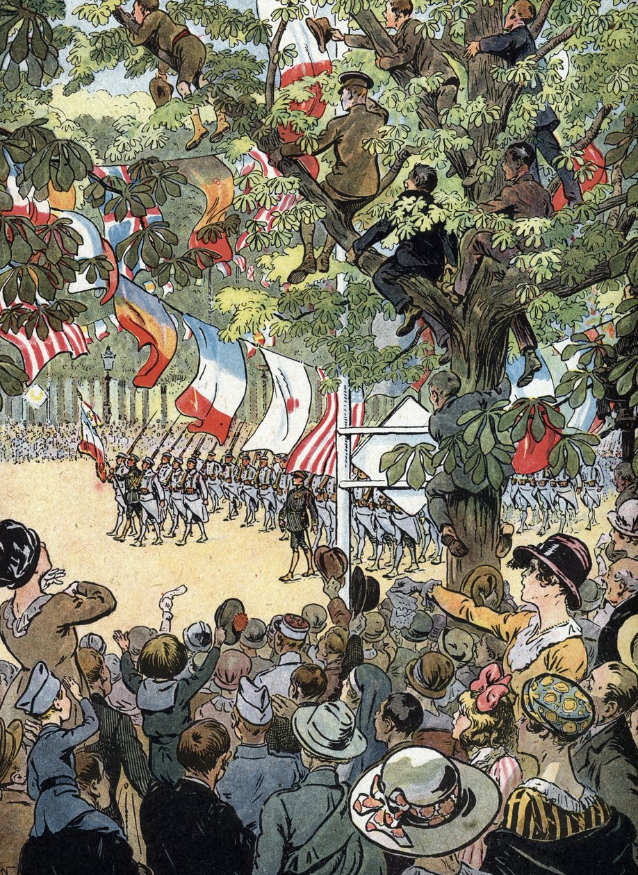 Première Guerre mondiale : Le défilé de la victoire sur l
