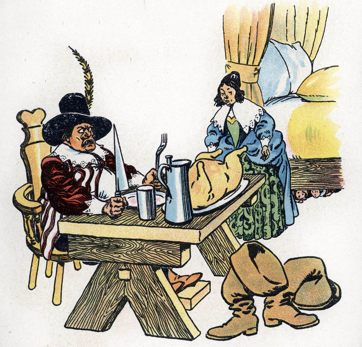 "Le Petit Poucet" illustration pour les Contes de Charles Perrault (illustration) vers 1920 - Raymond de la Neziere