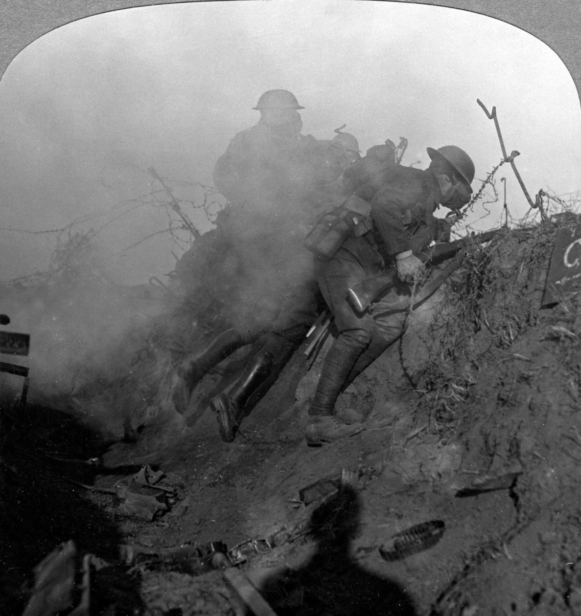 Guerre de tranchées, Bois de Bourlon, France, Première Guerre mondiale - Realistic Travels Publishers