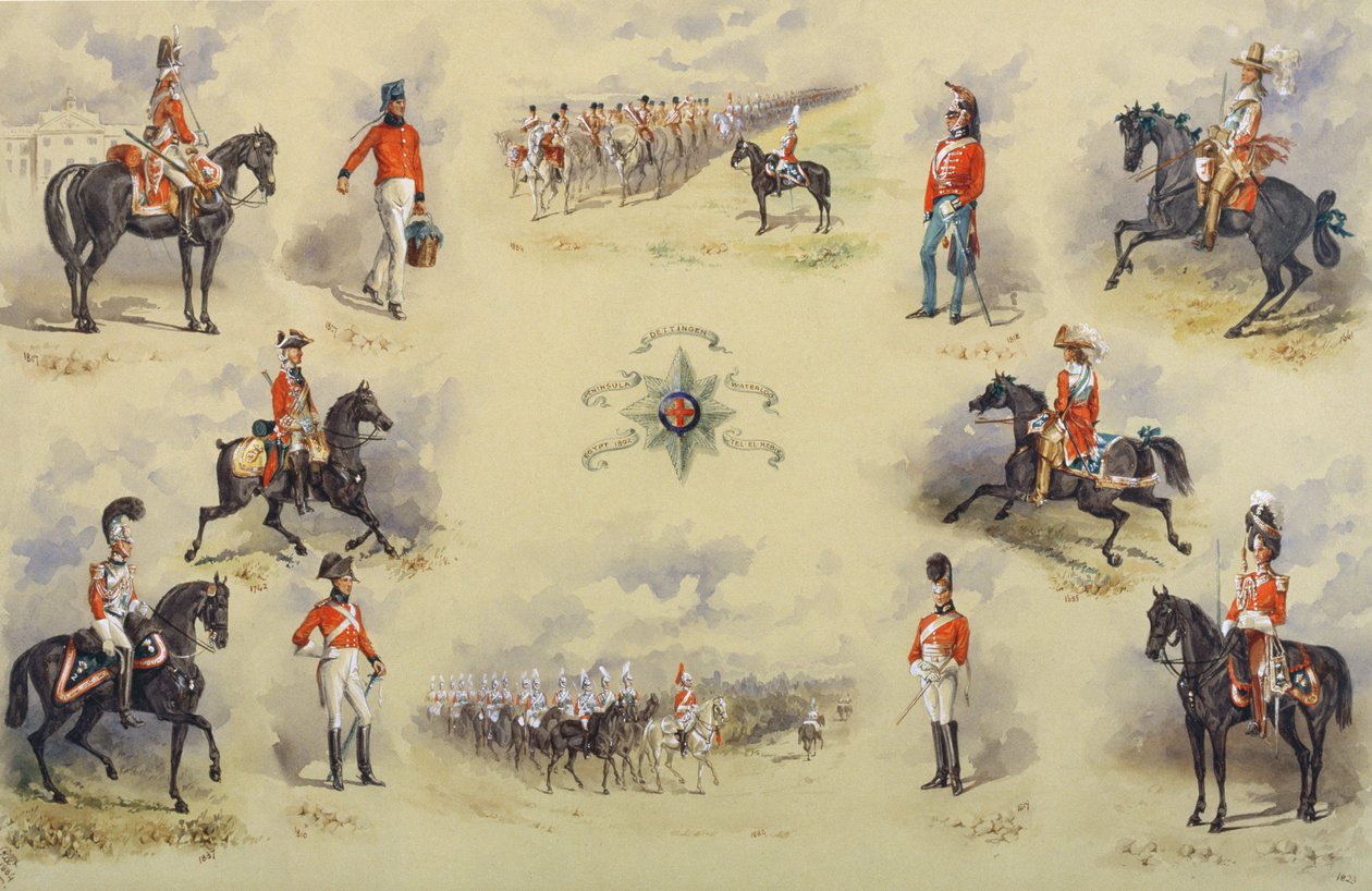 Uniformes des 2nd Life Guards, 1884 - Reginald Wymer