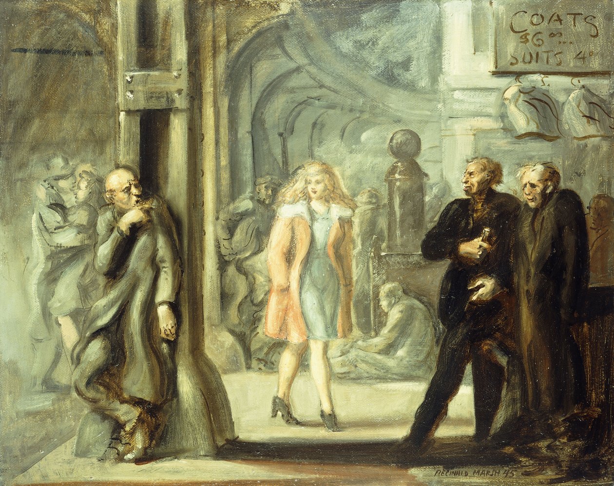 Scène Bowery - Reginald Marsh