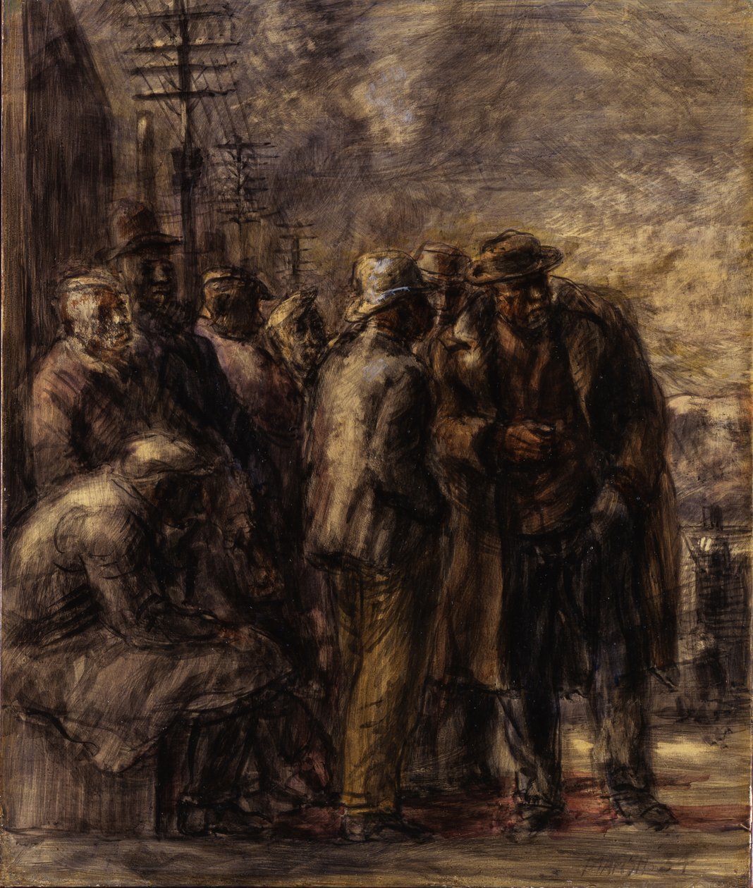 Sans emploi - Reginald Marsh