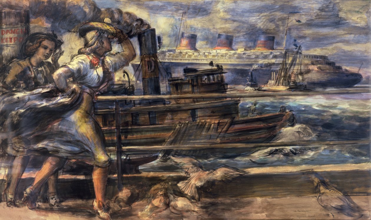 La Normandie - Reginald Marsh