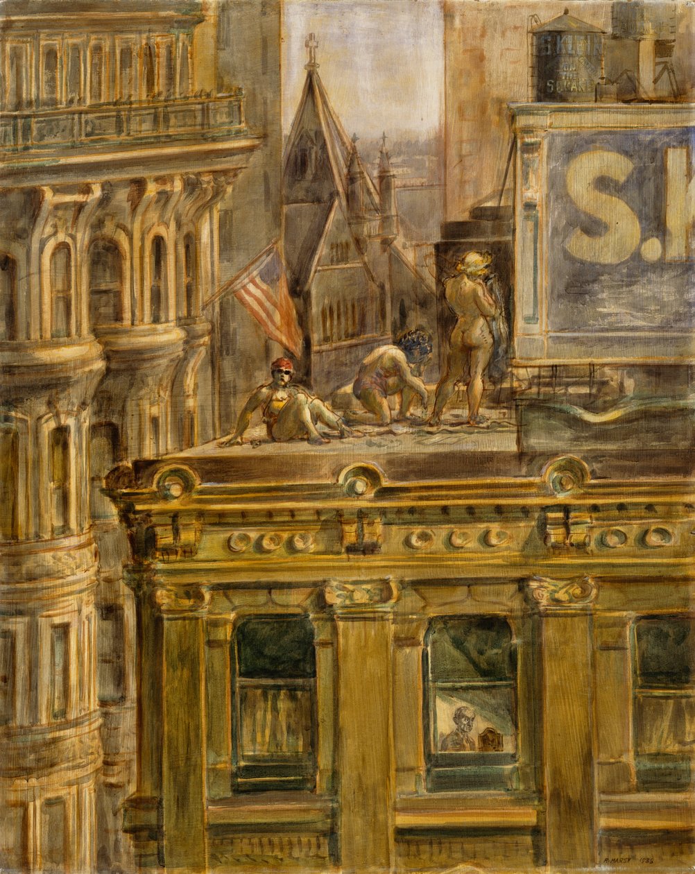 Vue de ma fenêtre - Reginald Marsh