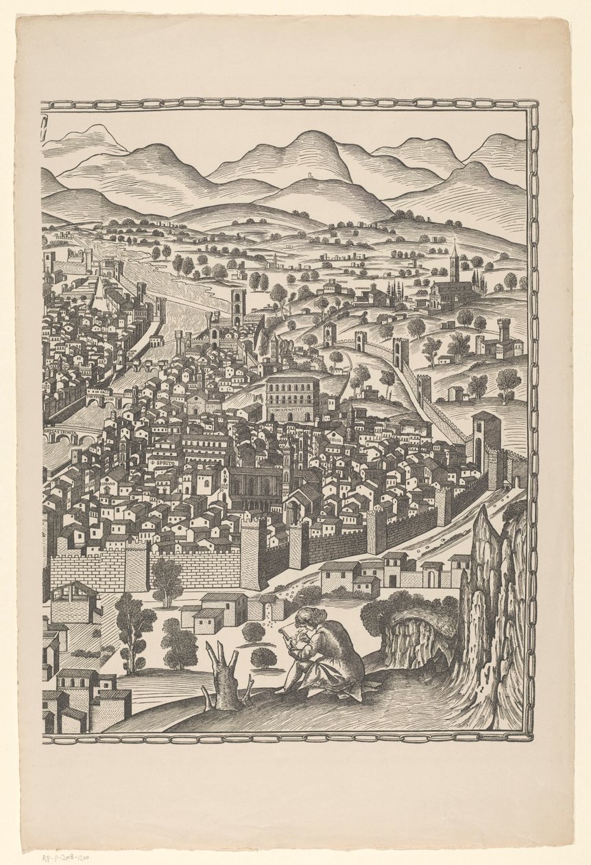 Vue de Florence (partie droite) - Reichsdruckerei