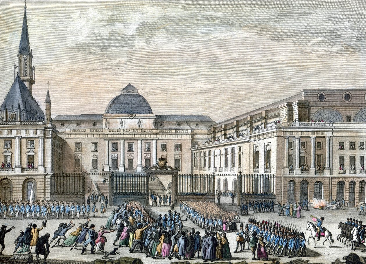 Bailly au Parlement de Paris. 1794-1804 (gravure) - Reiner Vinkeles
