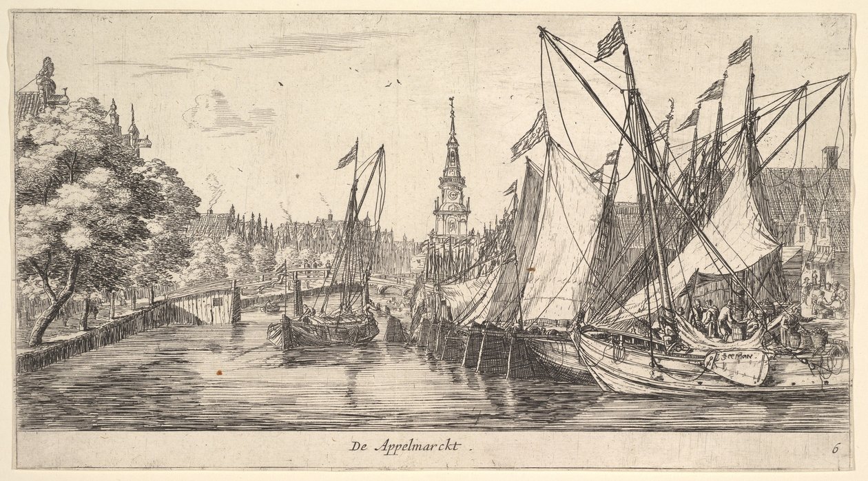 De Appelmarckt Le Marché aux Pommes, de Vues d