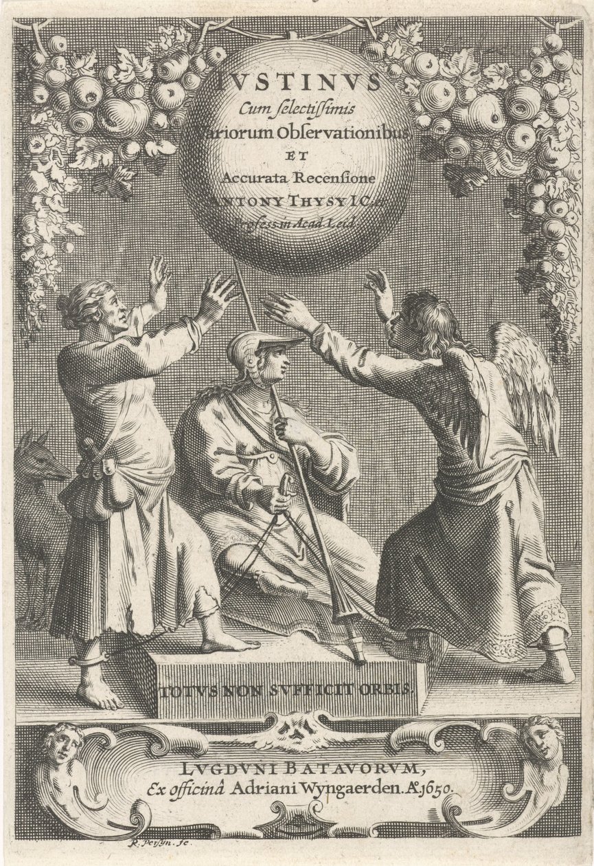 Minerve et deux figures enchaînées - Reinier van Persijn