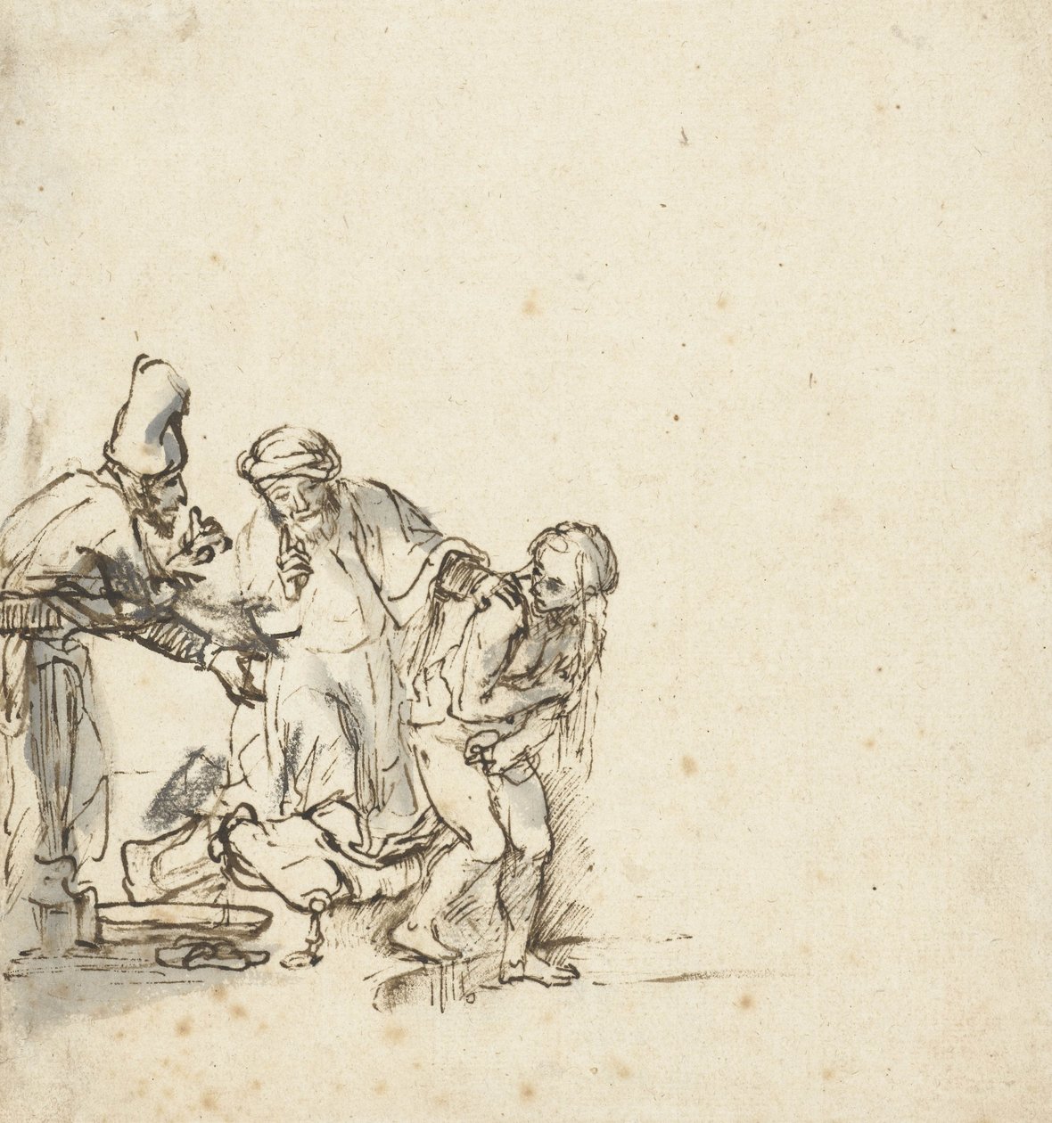 Suzanne et les vieillards, c.1650-55 - Rembrandt van Rijn