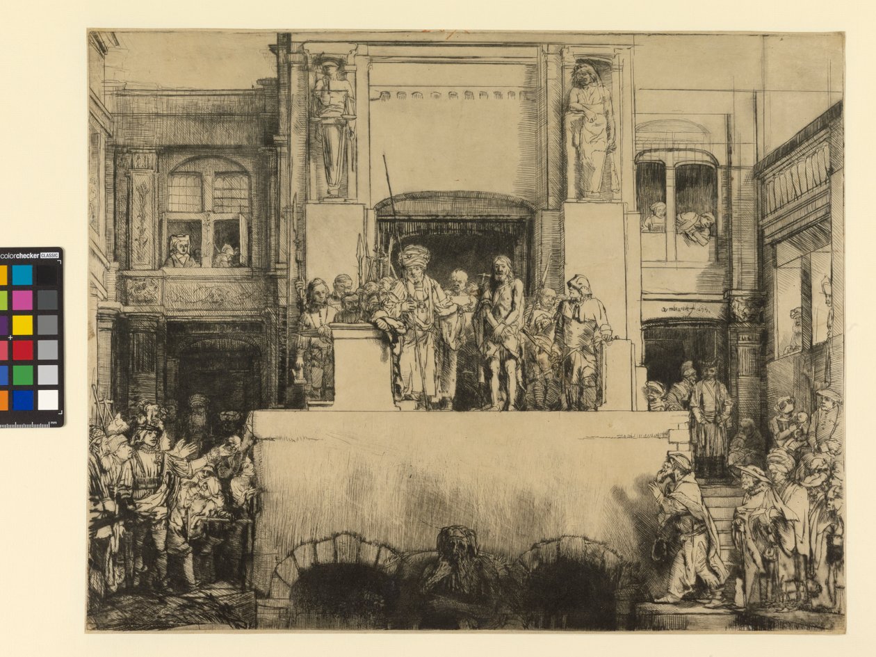 Le Christ présenté au peuple, 1655 - Rembrandt van Rijn