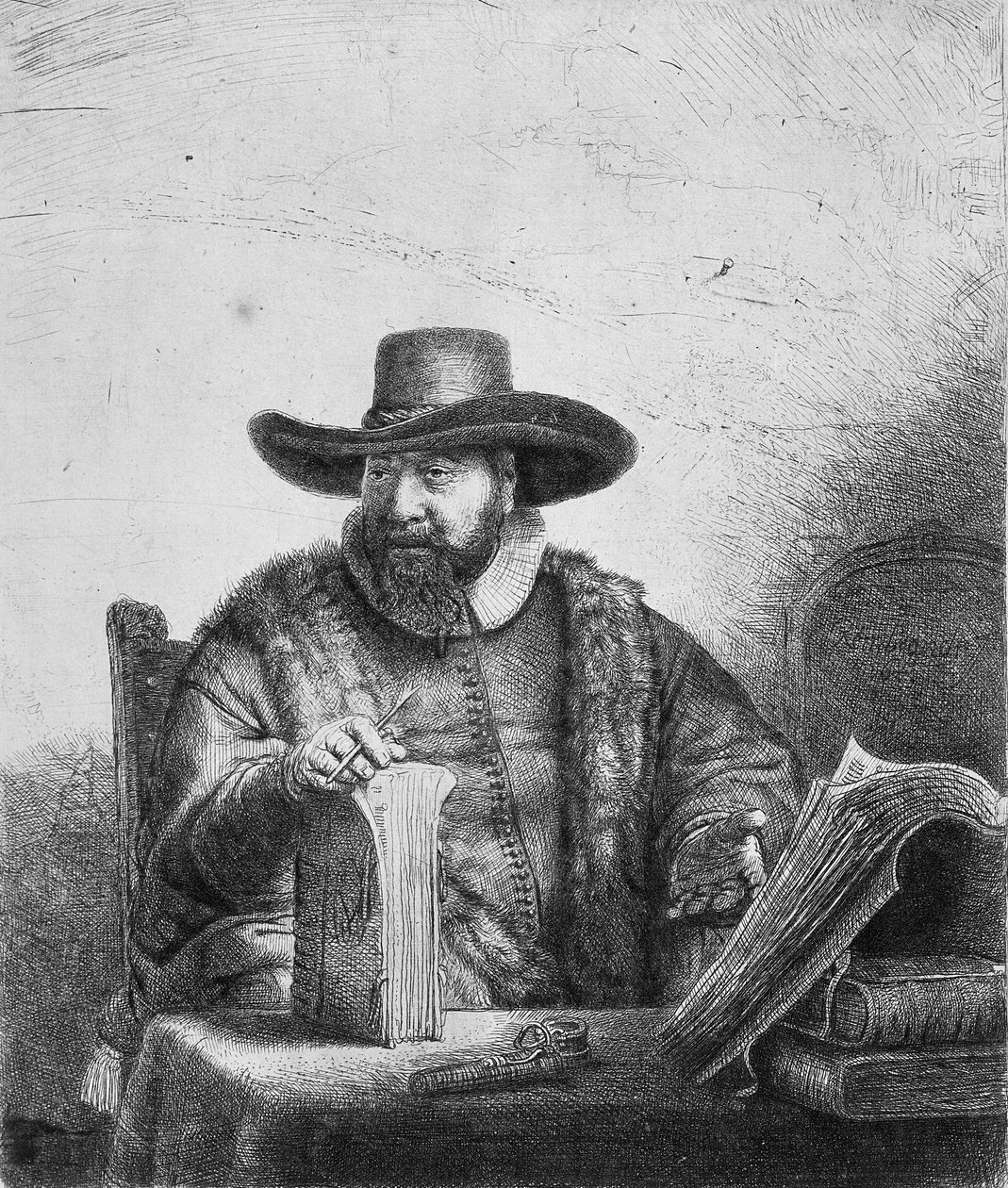 Cornelius Claesz Anslo (1592-1646) 1640 - Rembrandt van Rijn