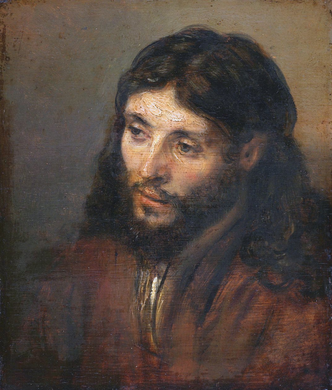 Tête du Christ - Rembrandt van Rijn